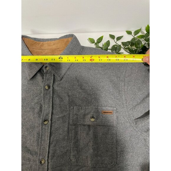 Legendary Whitetails Gray Cotton Button-Up Shirt XL - Picture 10 of 14